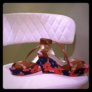 Tommy Hilfiger floral Wedges